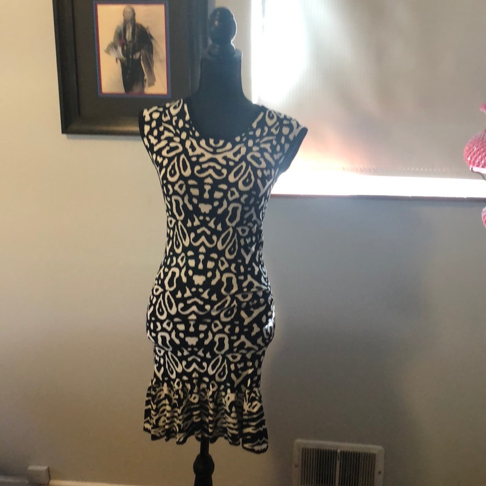 Felicity & Coco stretchy flounce dress